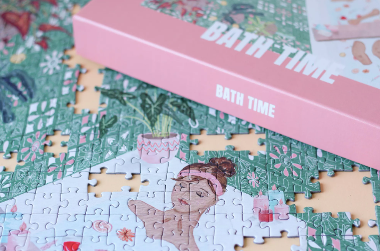 Puzzle 500 pièces L'heure du bain