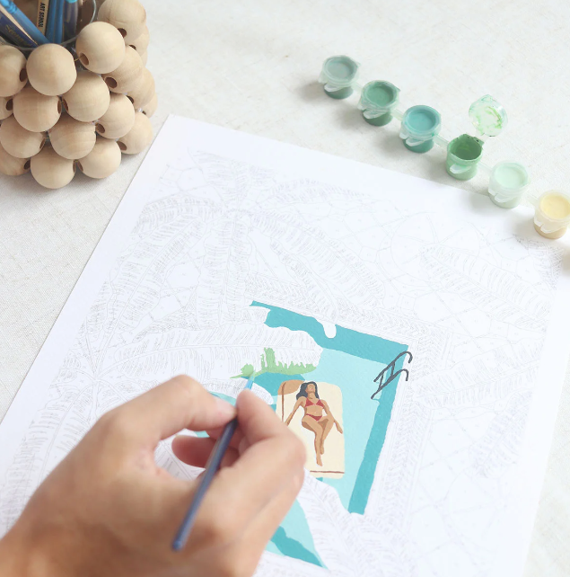 Kit peinture PETIT PINCEAU Daydreaming