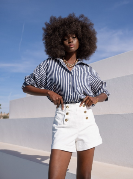 Short VICTORINETTE blanc