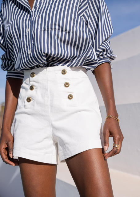 Short VICTORINETTE blanc