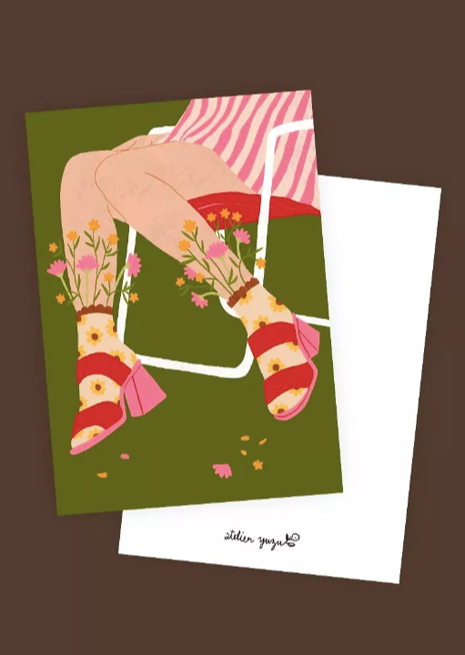 Carte postale Soquettes