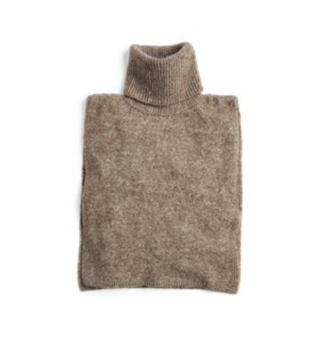 Col NASHMINA marron glacé