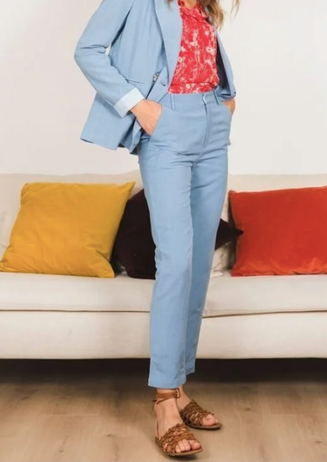 Pantalon DOUCE bleu