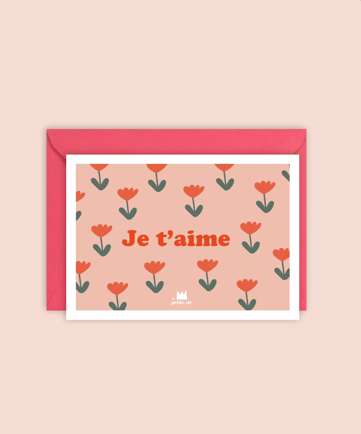 Carte postale JE T'AIME