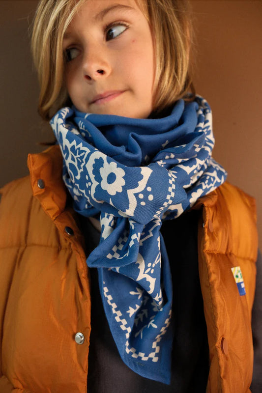 Foulard MYSORE bandana ciel
