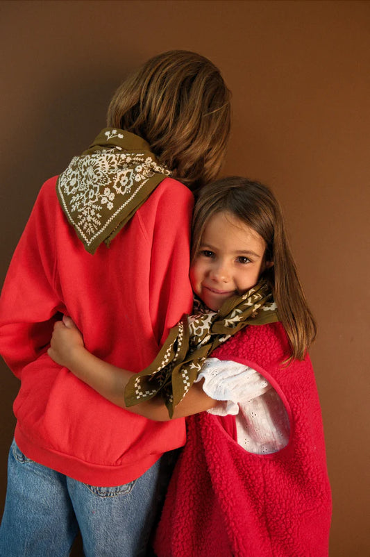 Petit foulard MYSORE kaki