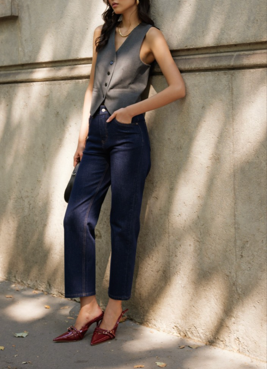 Jeans SOLANGE brut