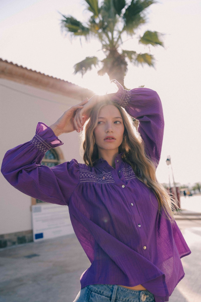 Blouse IRIS violette