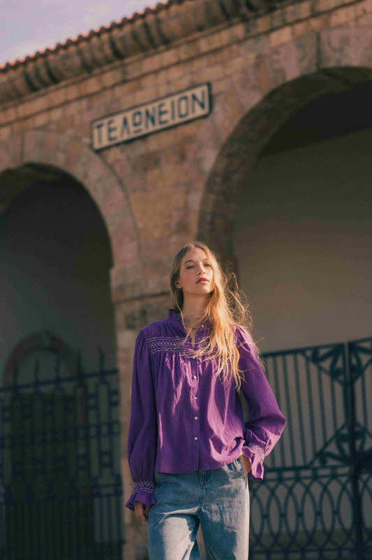 Blouse IRIS violette