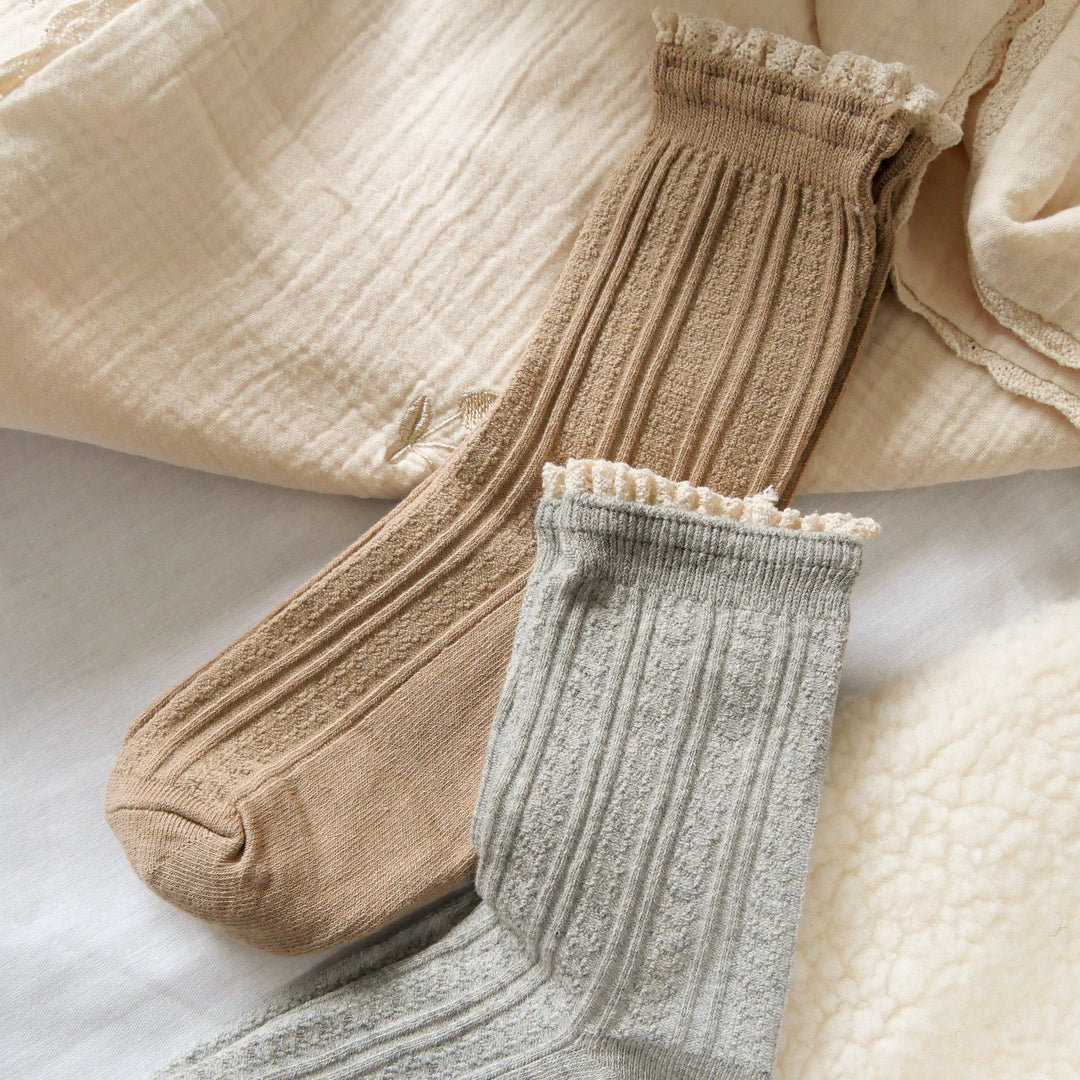 Chaussettes Macramé grises