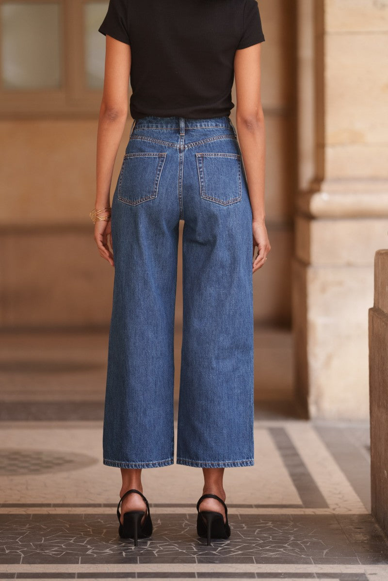 Jeans wide COLOMBE denim