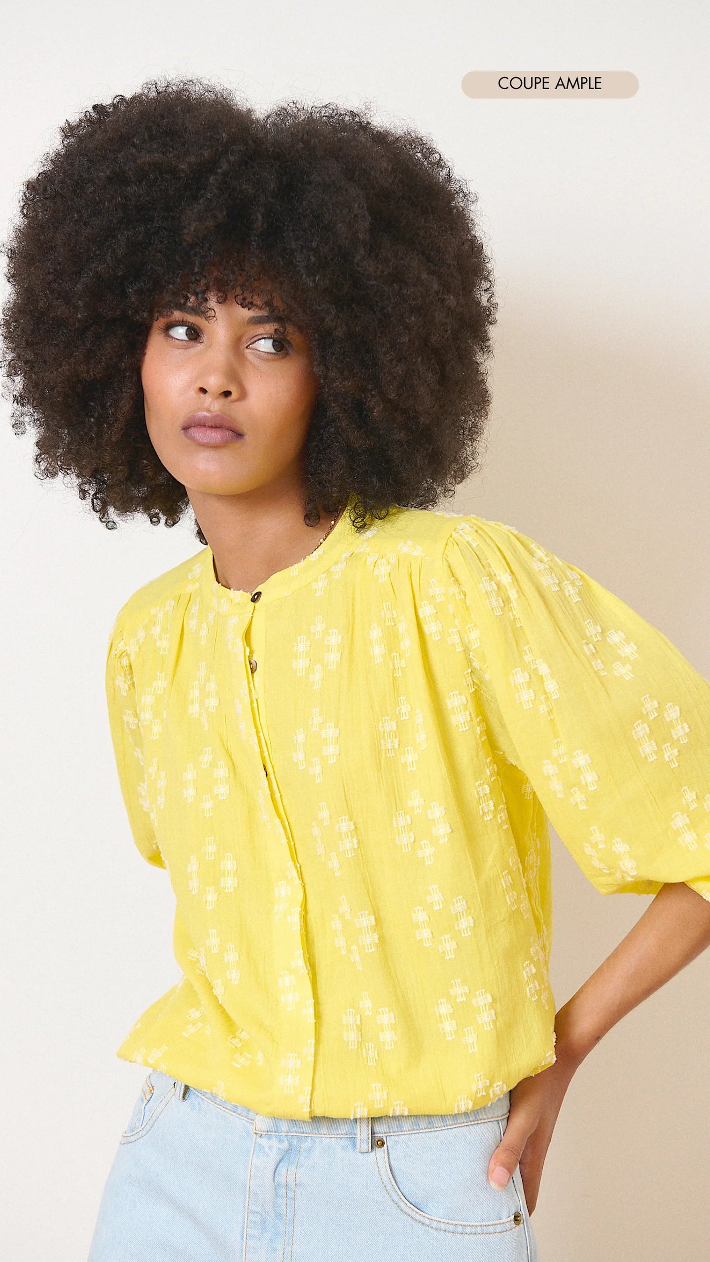 Blouse KETTY jaune