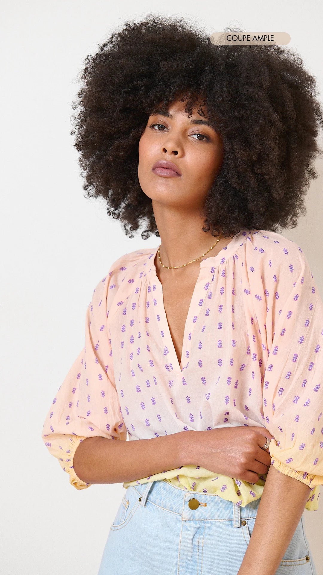 Blouse NEROLI jaune