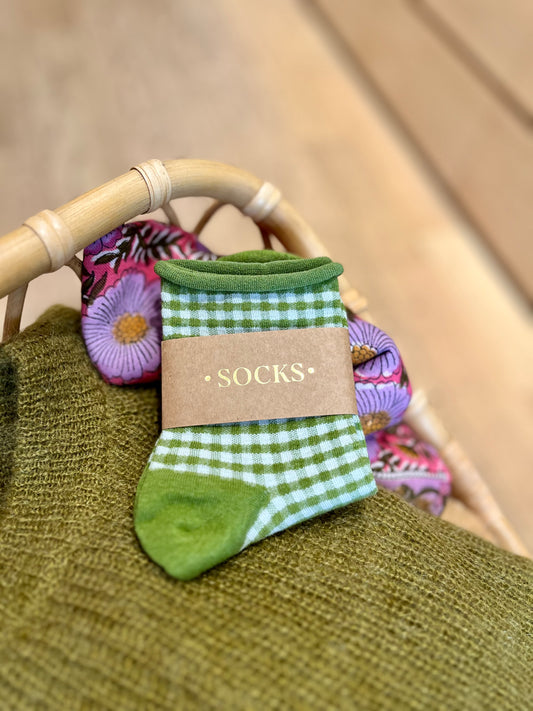 Chaussettes PIQUE-NIQUE olive