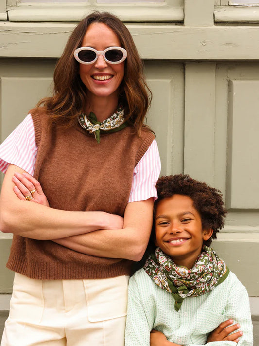 Petit foulard NEW DELHI vert
