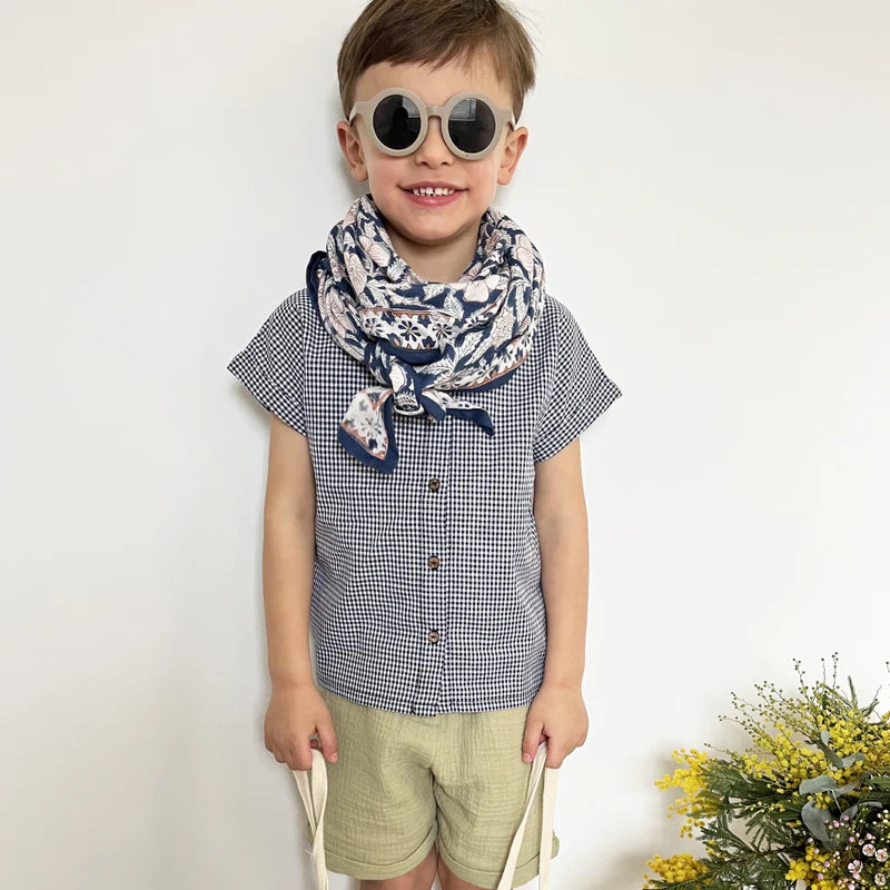 Foulard DELHI cobalt