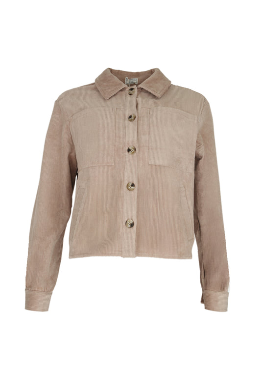 Veste ROXANE velours rose