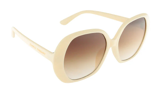 Lunettes de soleil GOLBIE blanche