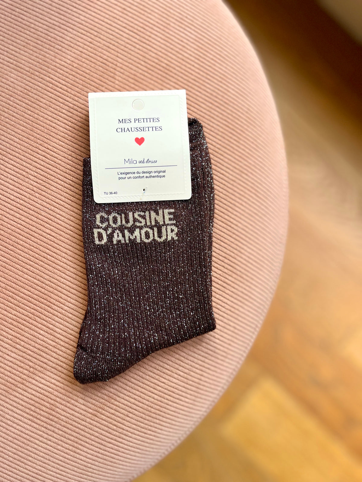 Chaussettes pailletées COUSINE D'AMOUR