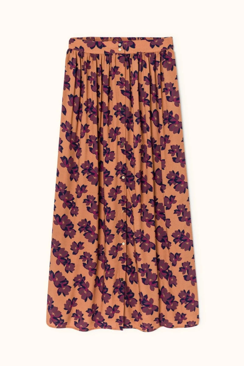 Jupe NEELA violeta rust