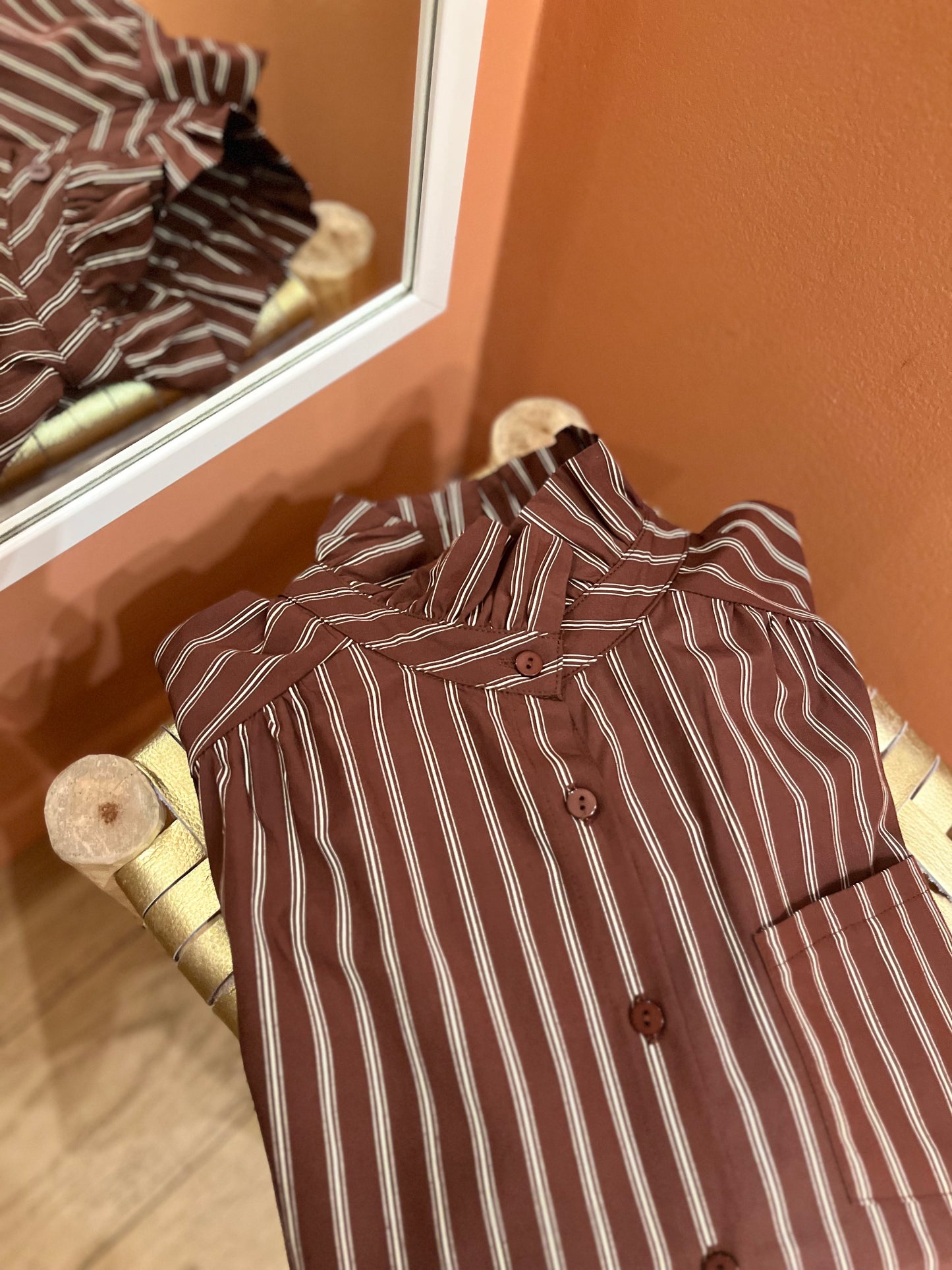 Chemise SIDONIE marron