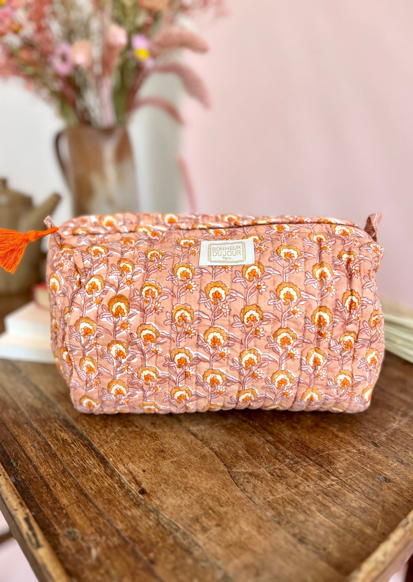 Grande trousse INDIRA VICTORIAN macaron