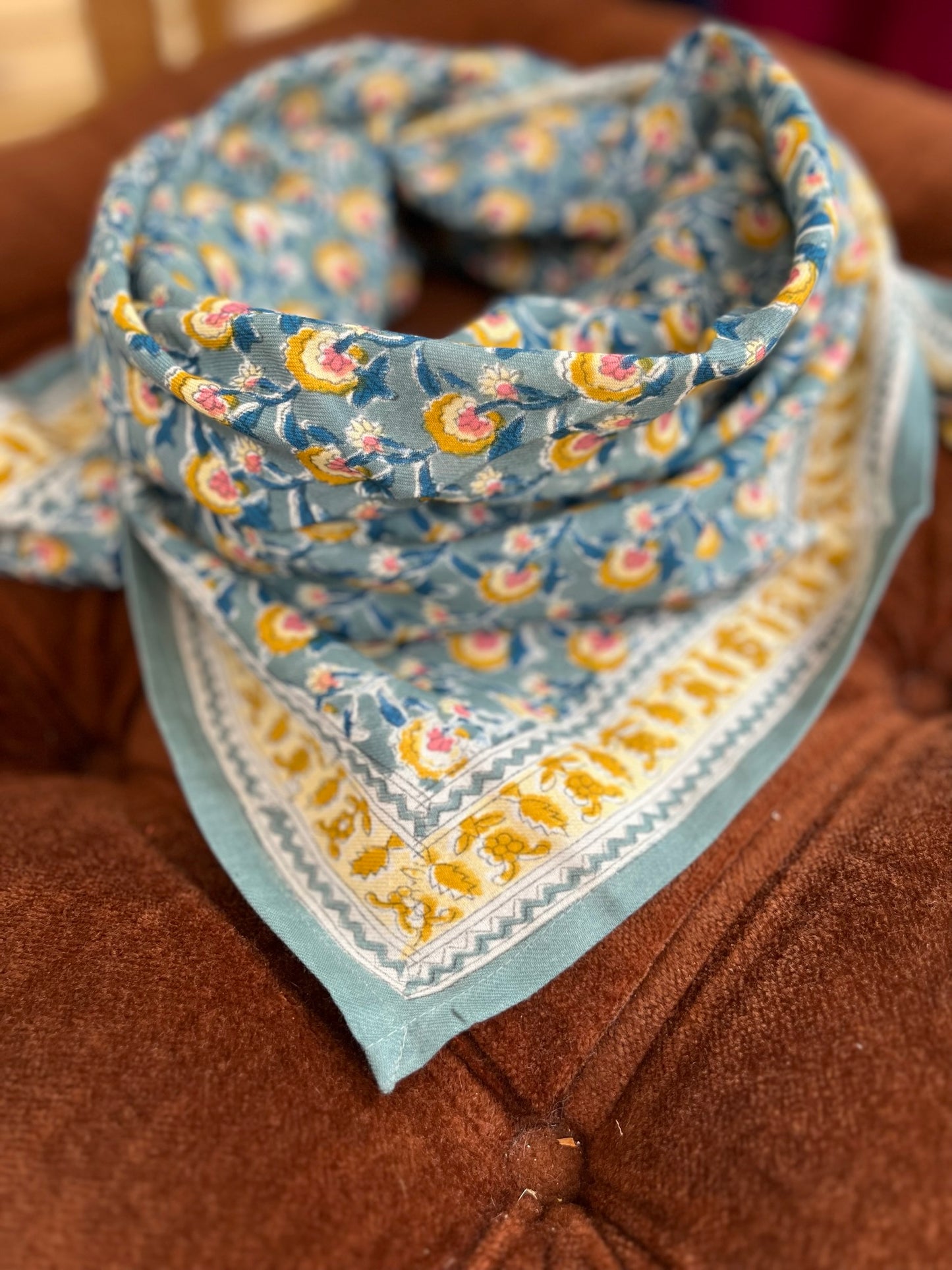 Foulard VICTORIAN bleu