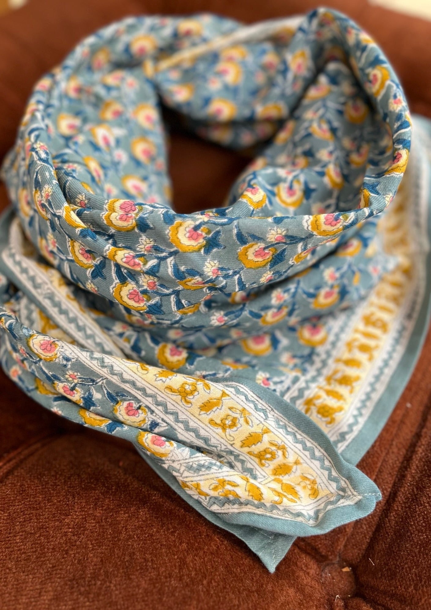 Foulard VICTORIAN bleu