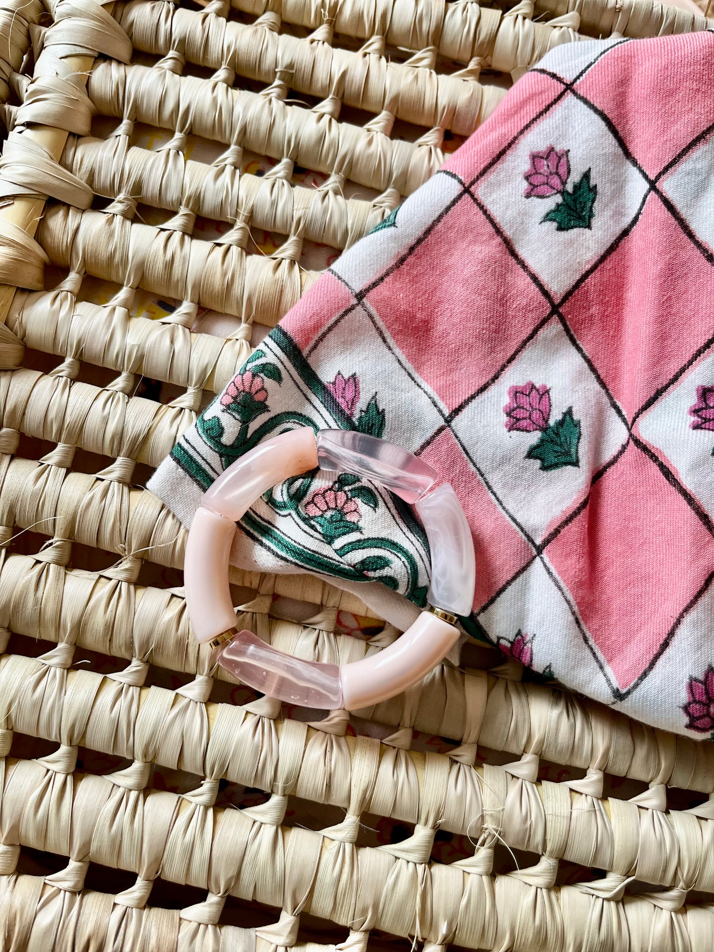 Bracelet MARTHE rose tendre