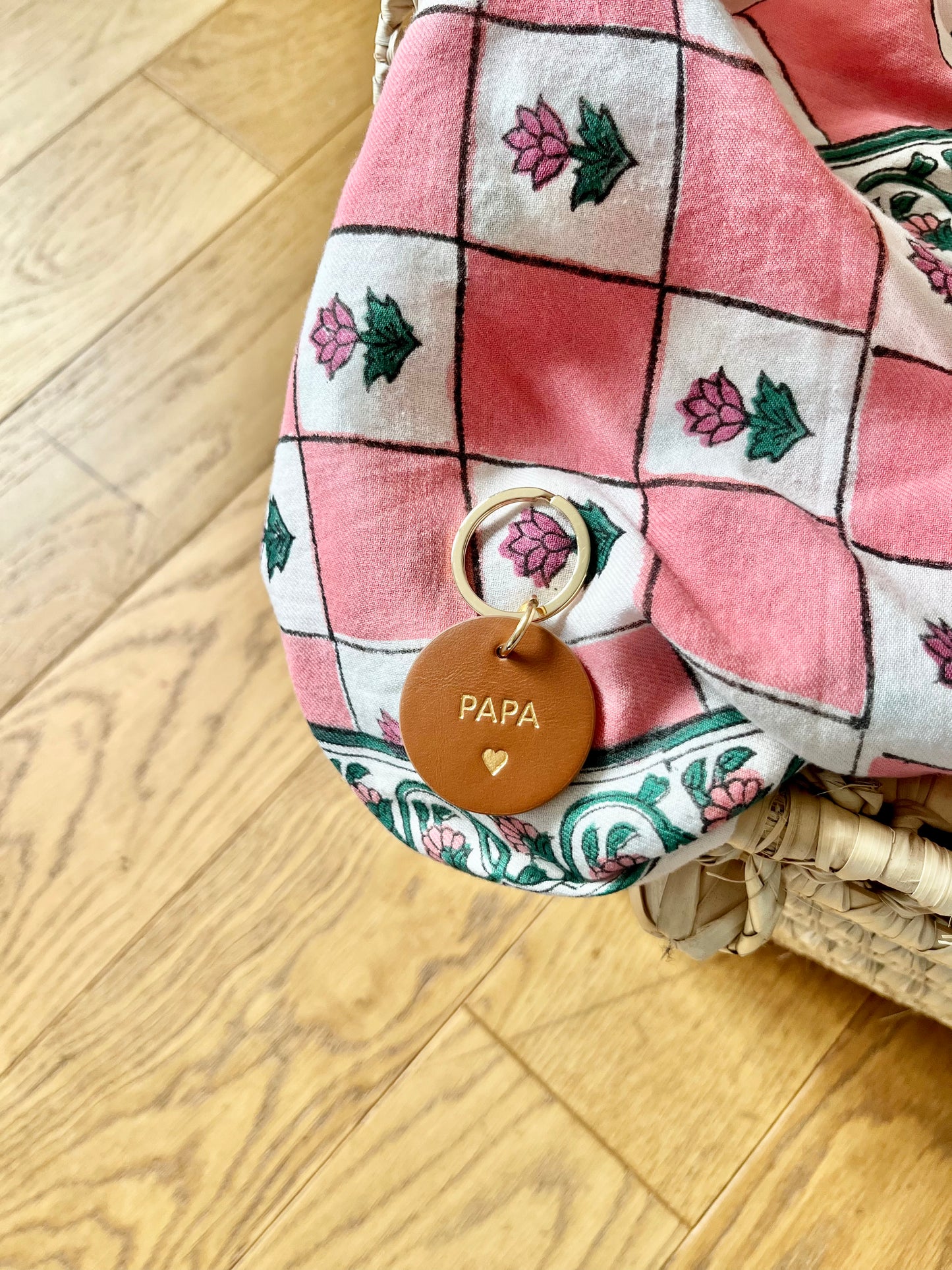 Porte-clés pastille PAPA