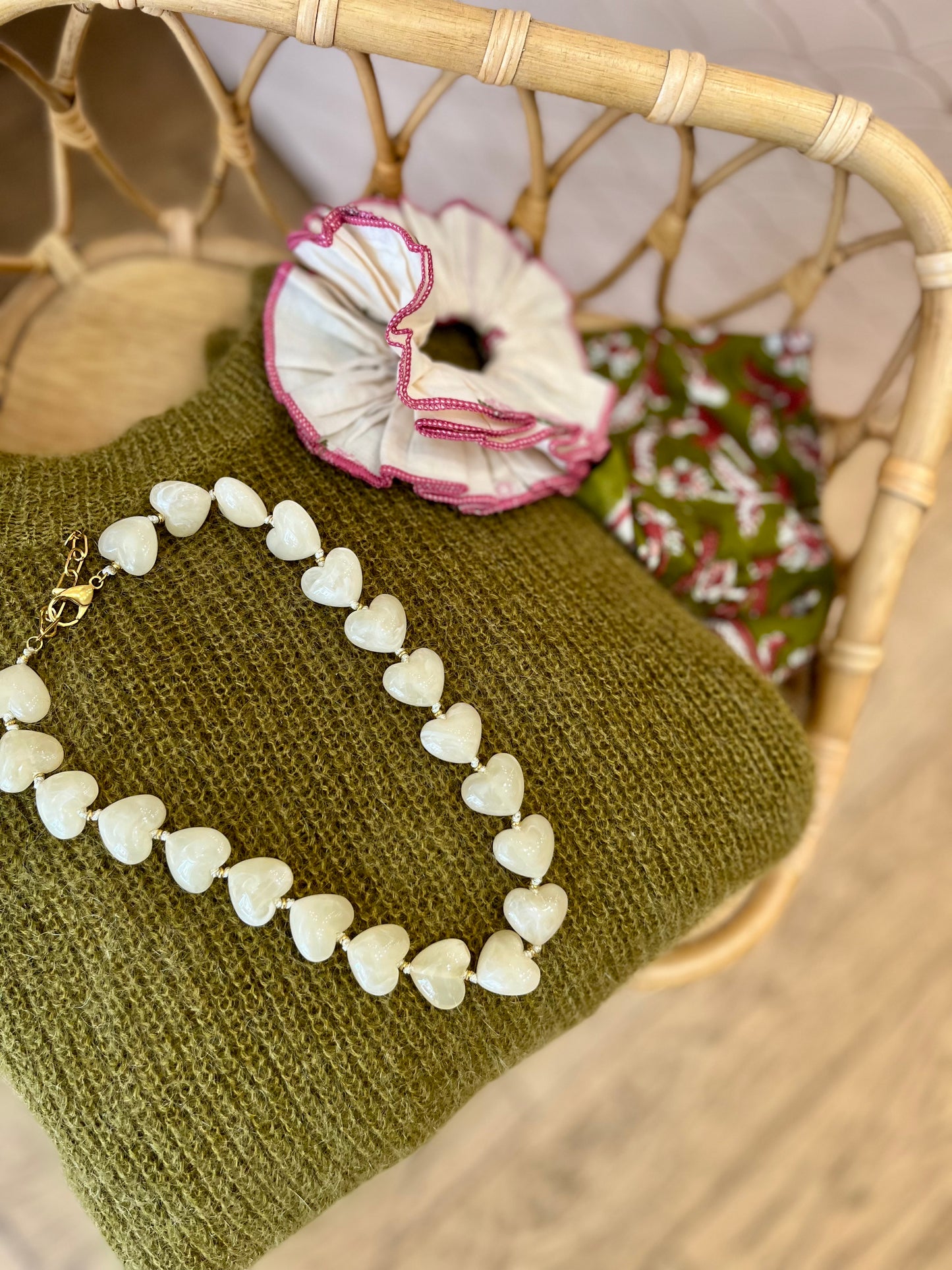 Collier CONSTANCE beige