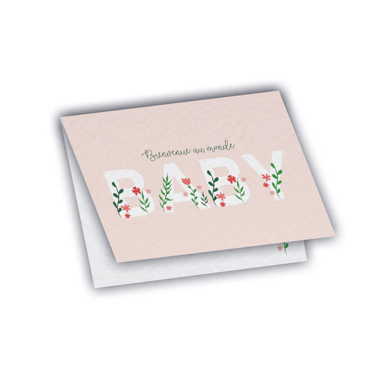 Carte BABY ROSE