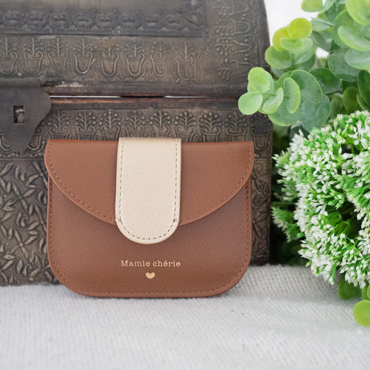 Porte Monnaie MAMIE CHERIE camel