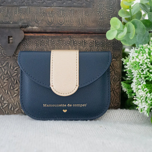 Porte Monnaie MAMOUNETTE DE COMPET' bleu marine