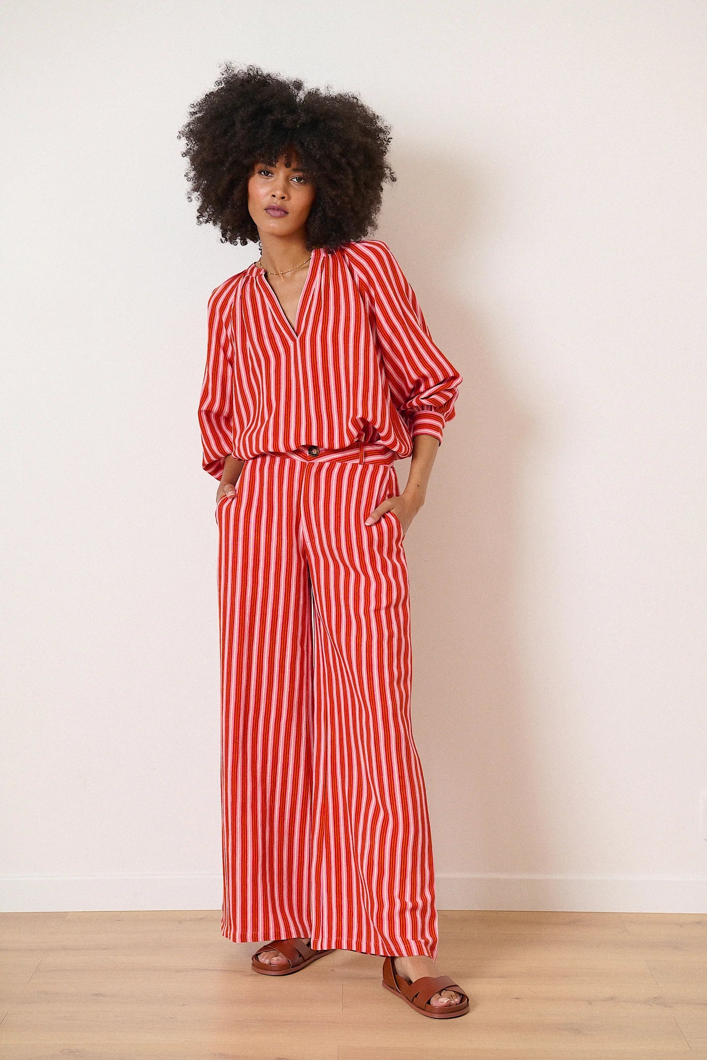 Pantalon VICTORINE rouge