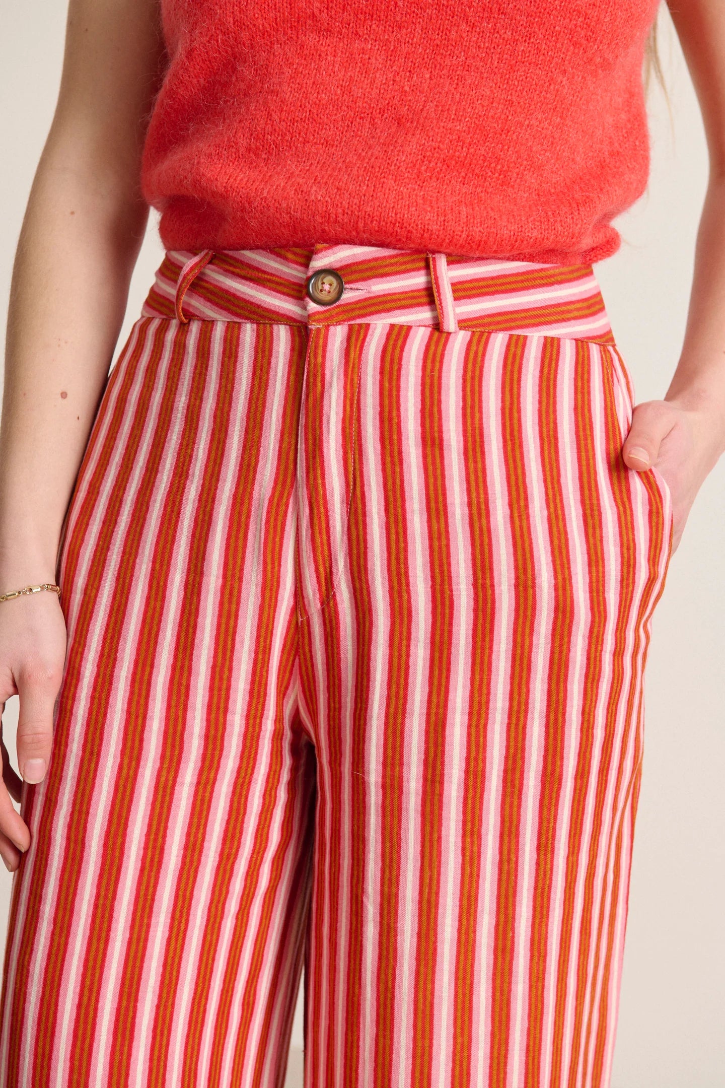Pantalon VICTORINE rouge