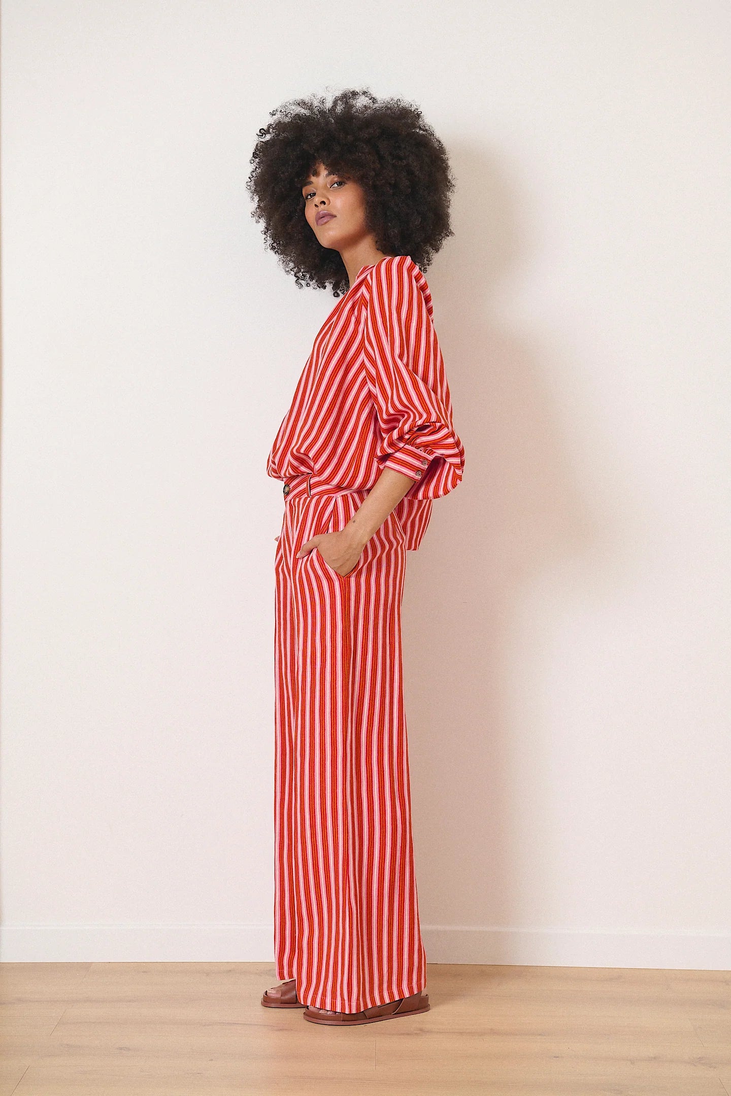 Pantalon VICTORINE rouge