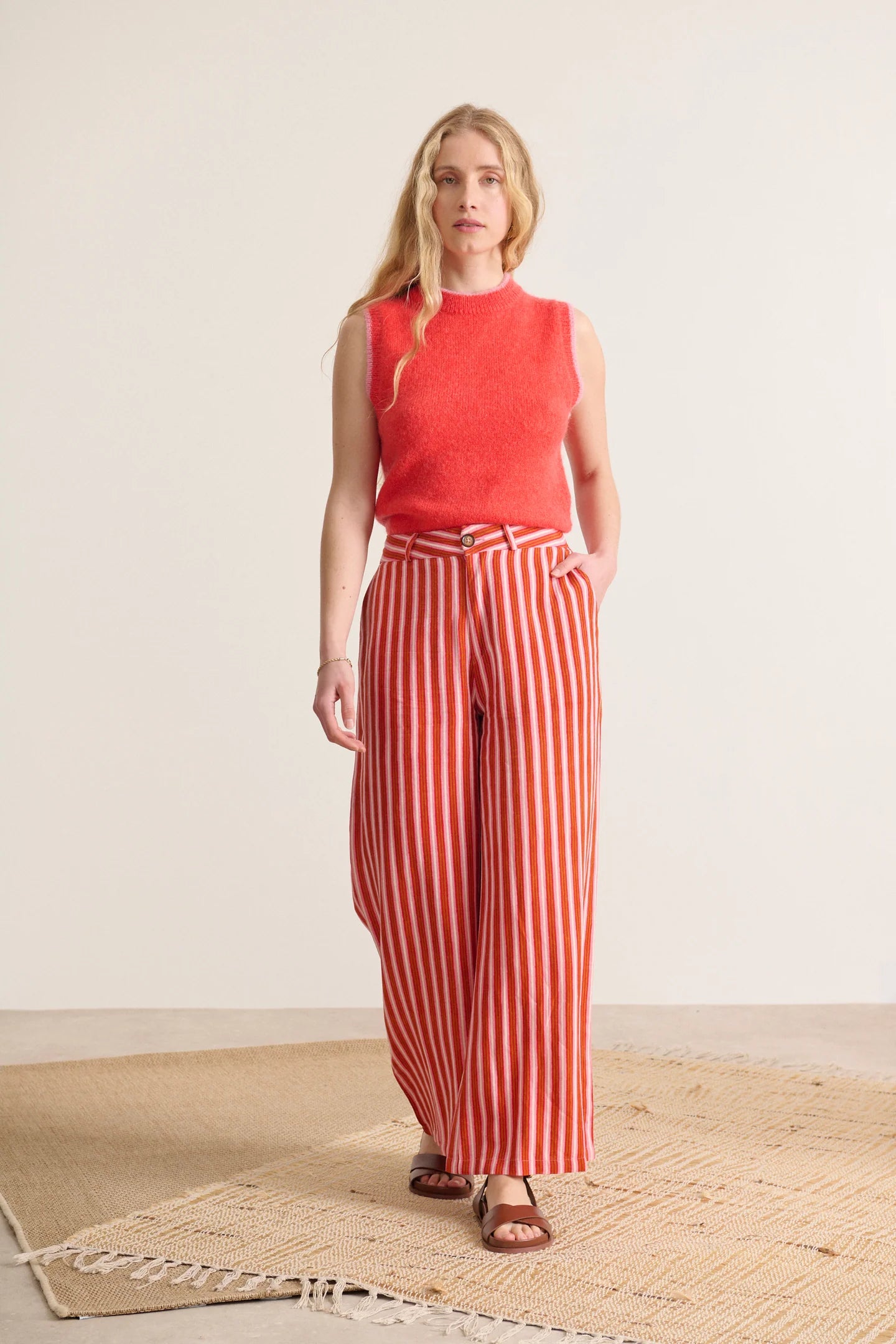 Pantalon VICTORINE rouge