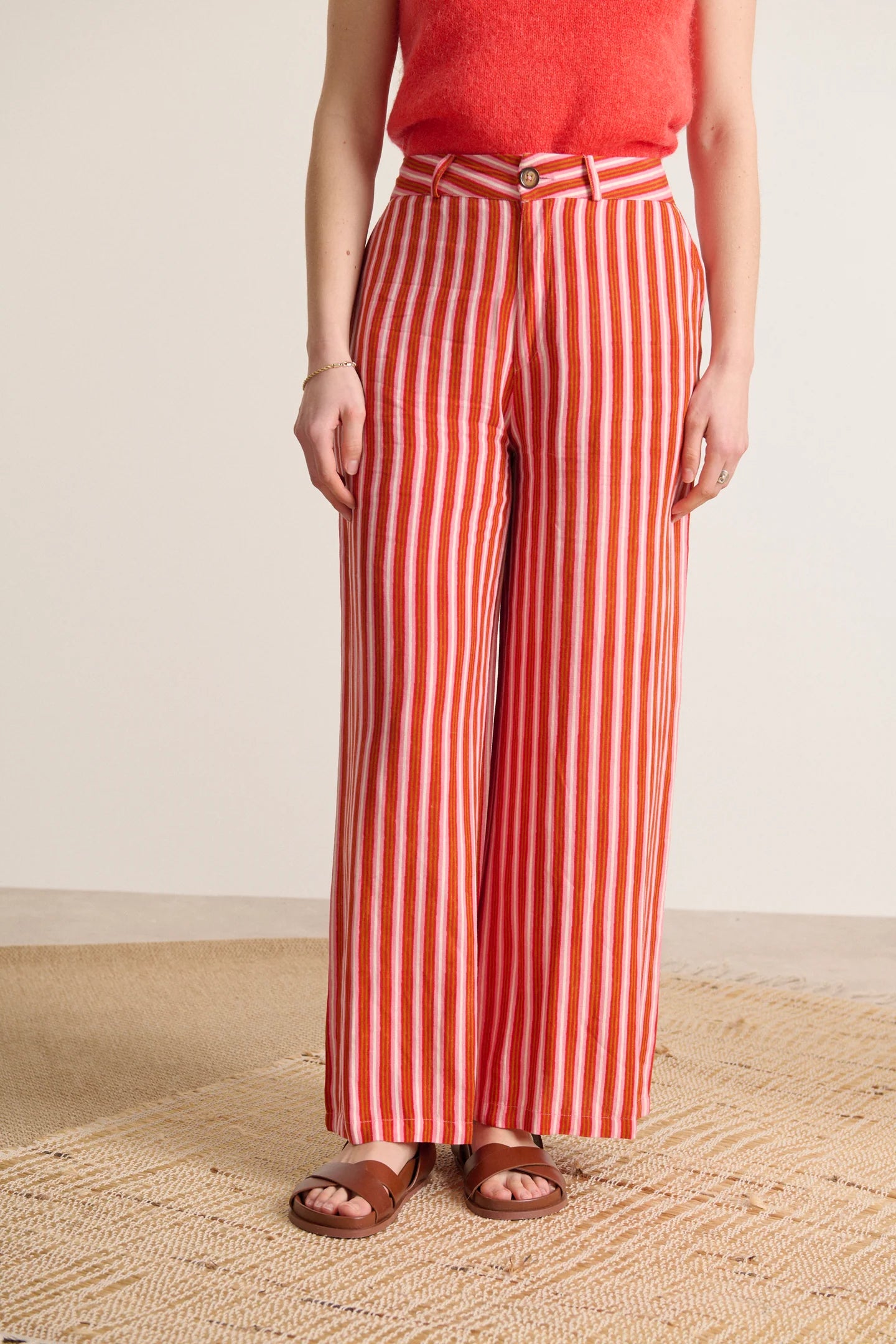Pantalon VICTORINE rouge