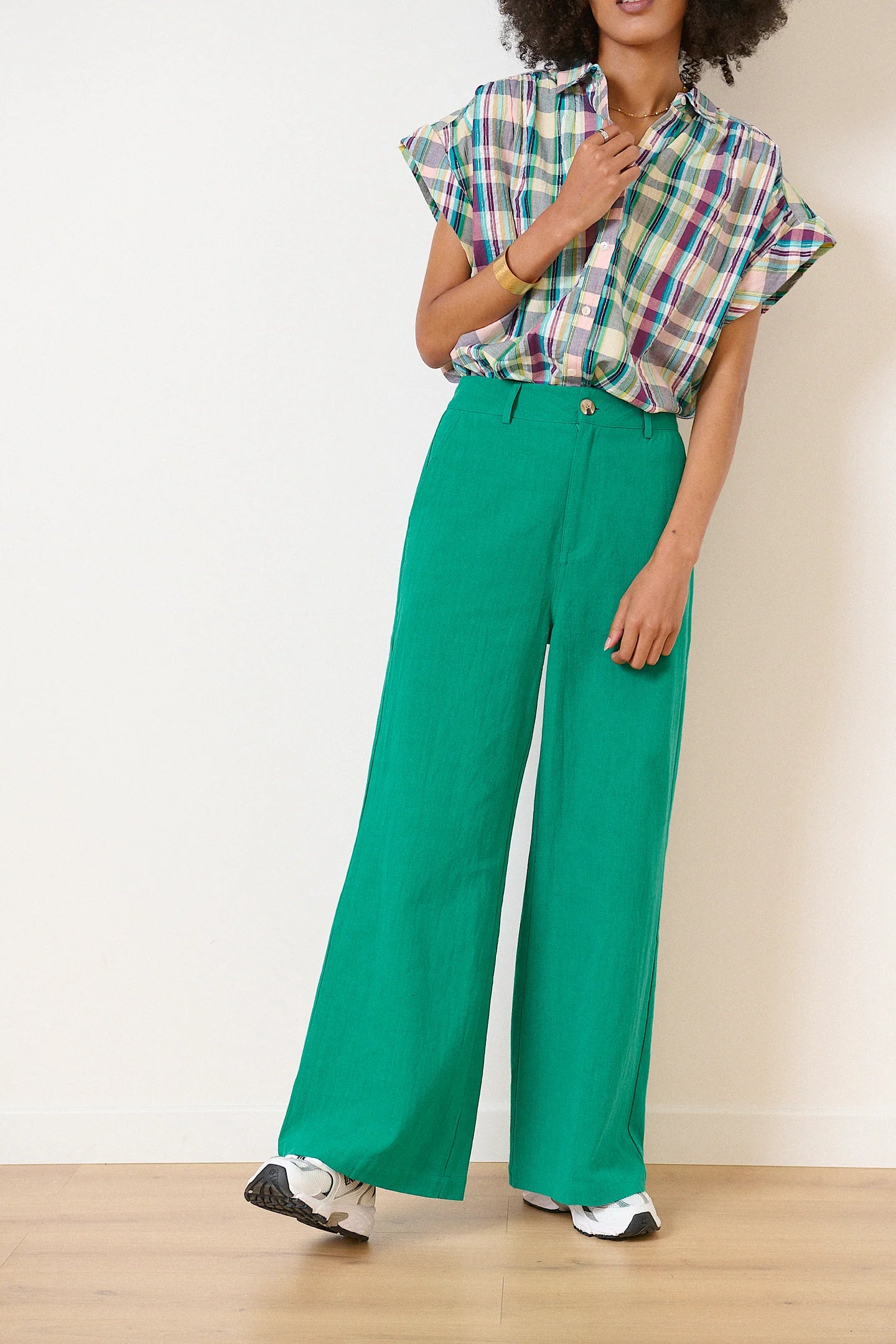 Pantalon VICTORINE turquoise