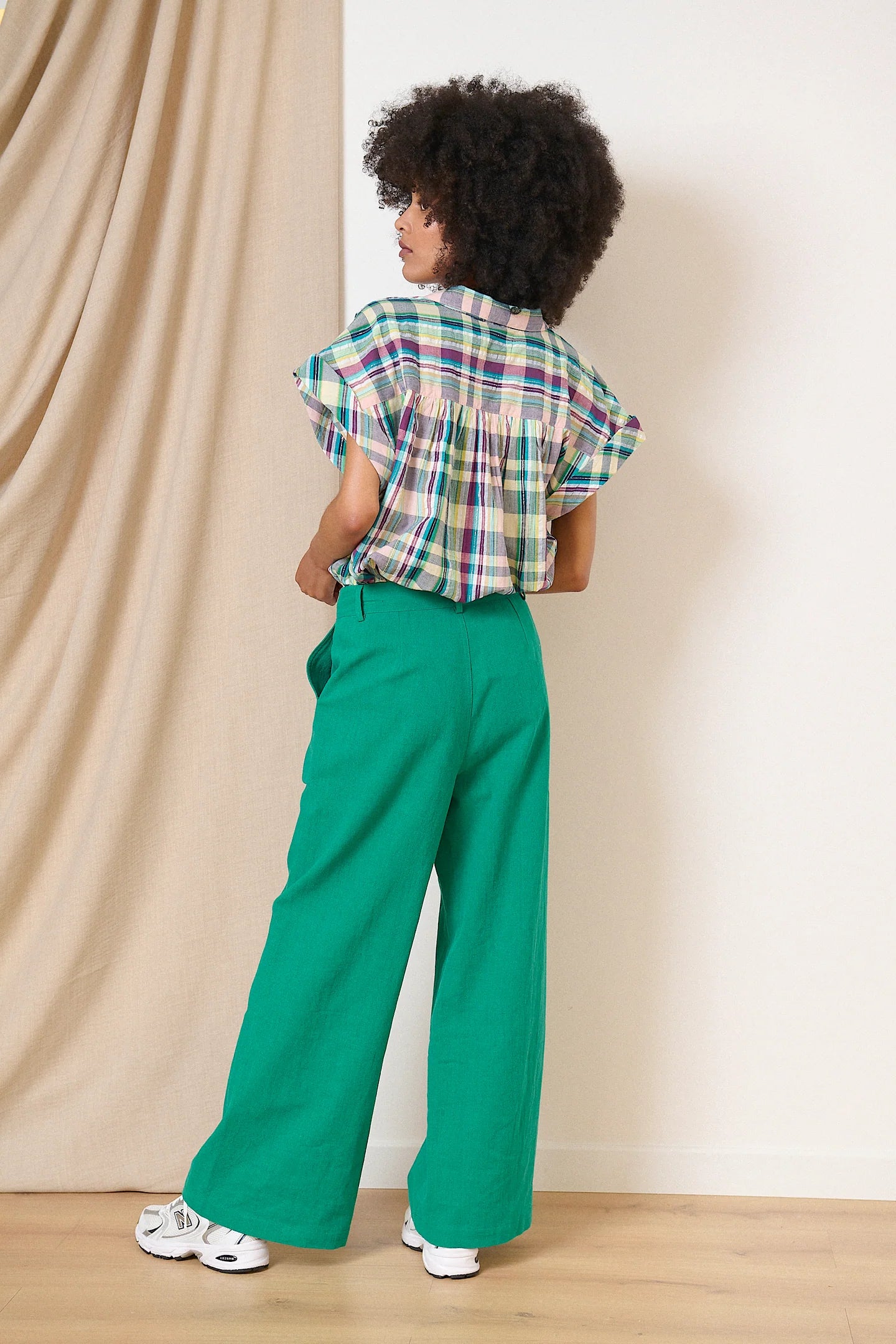 Pantalon VICTORINE turquoise