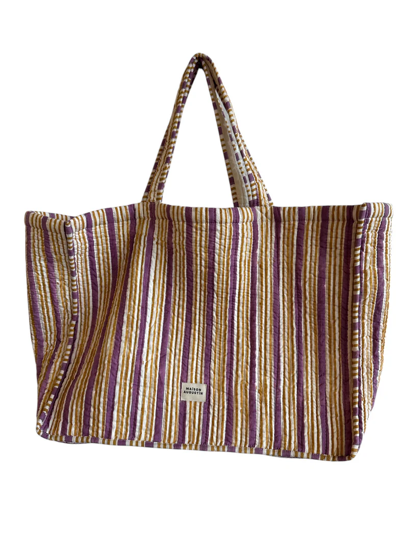 Cabas STRIPE violet