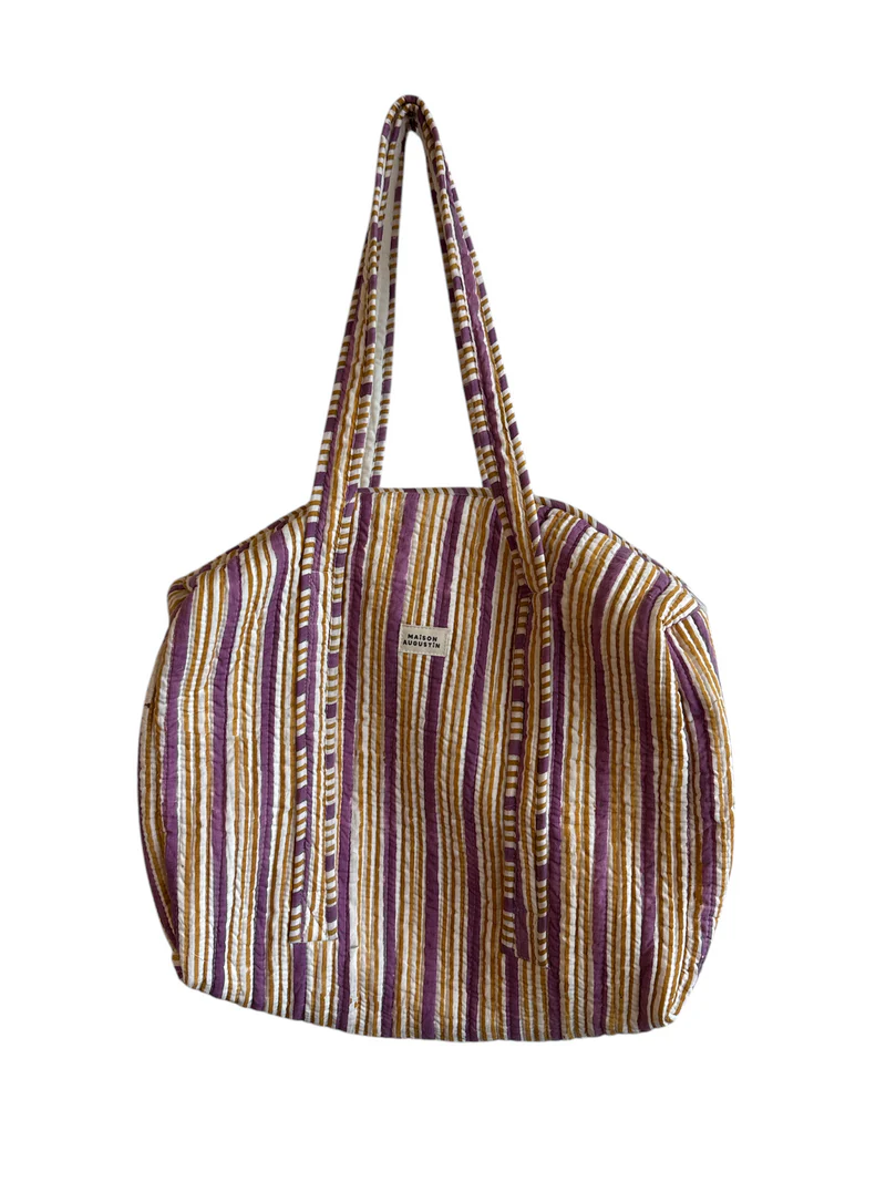 Sac week-end STRIPE violet