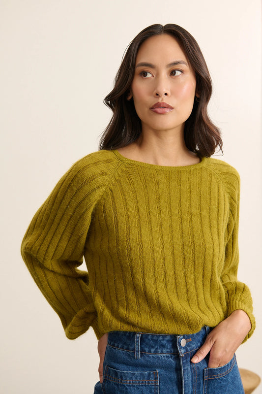 Pull TIMOTHÉ olive