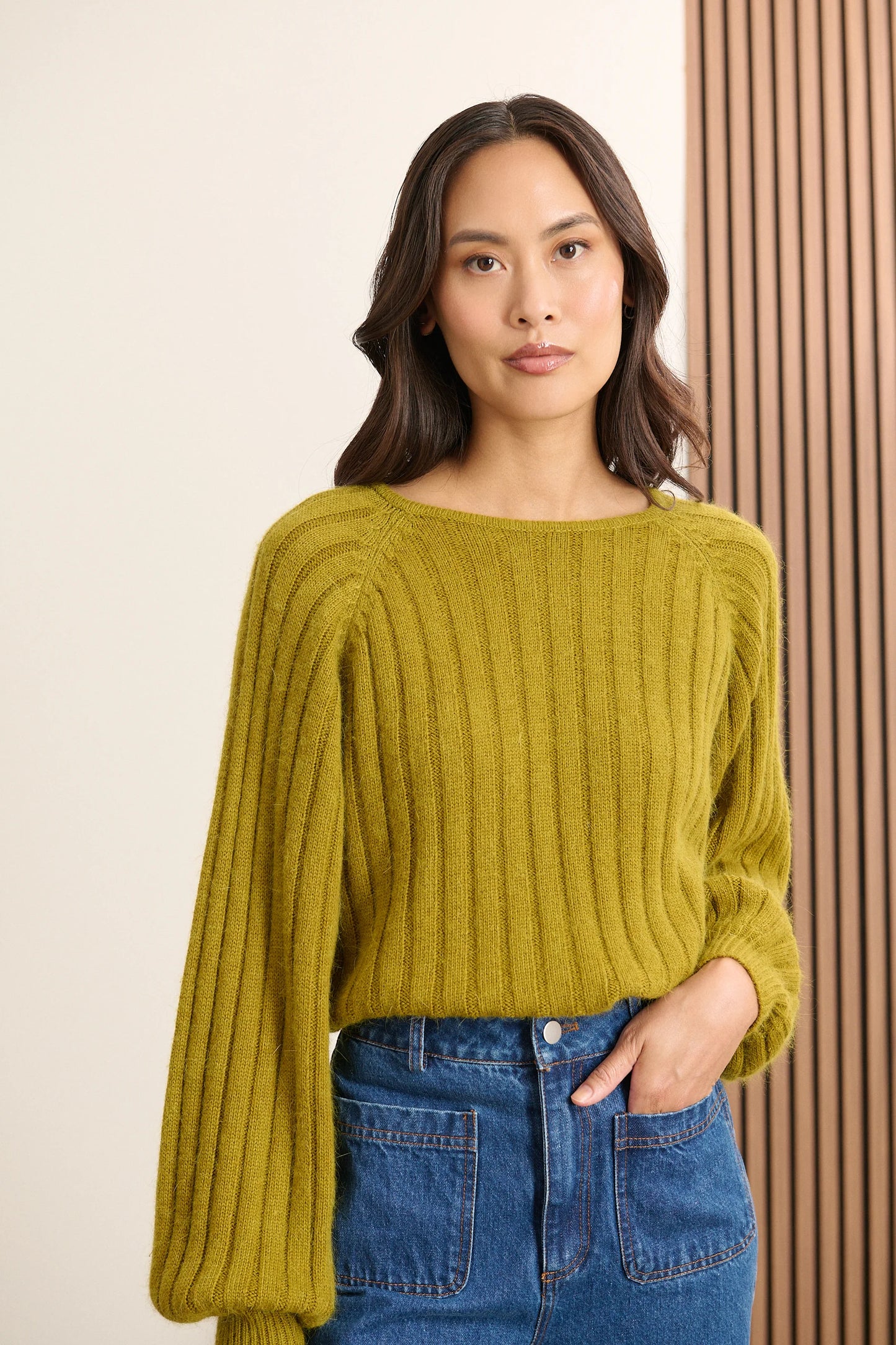 Pull TIMOTHÉ olive