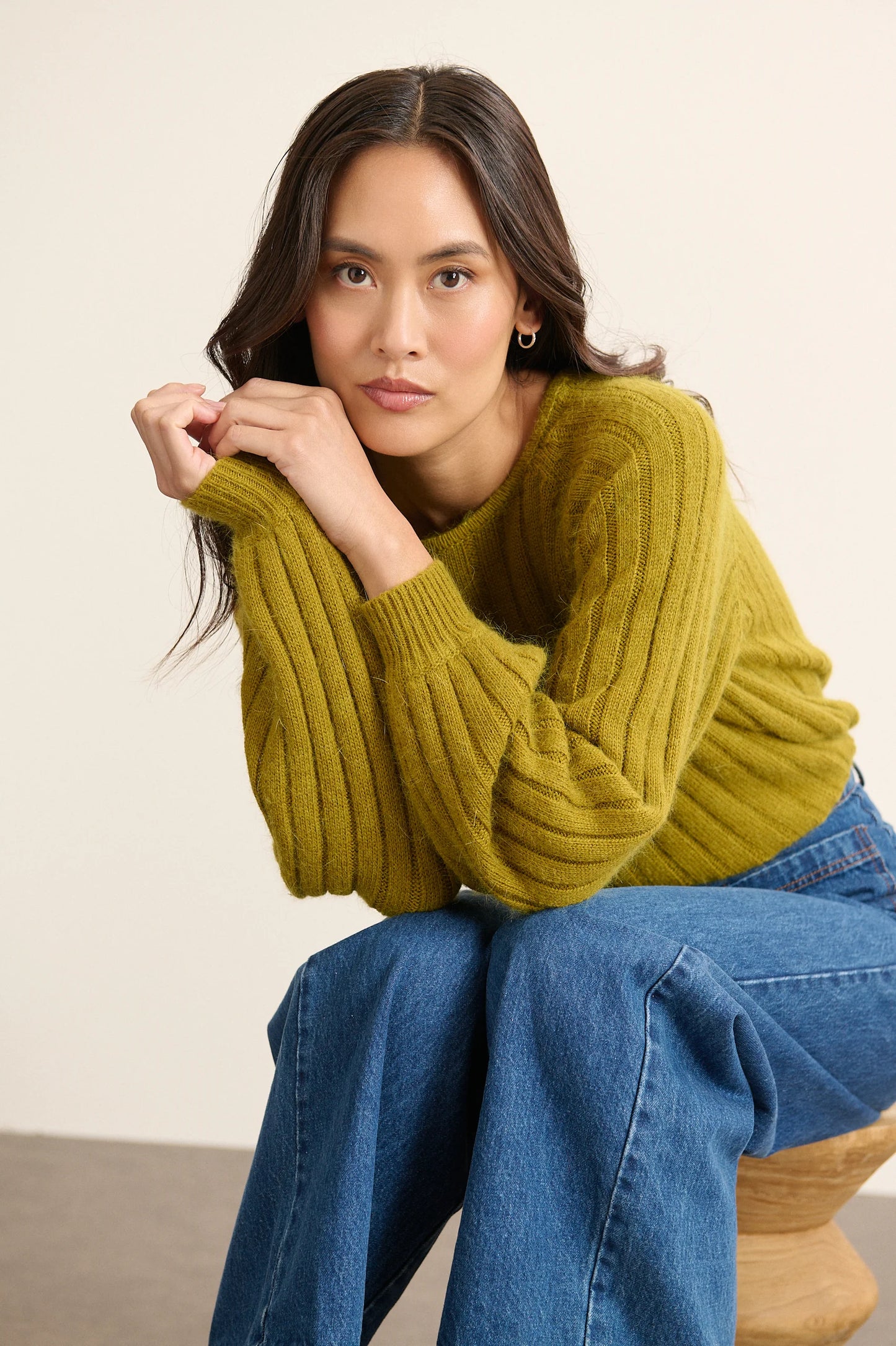 Pull TIMOTHÉ olive