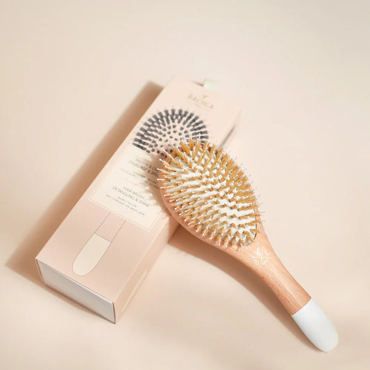 Brosse à cheveux démêlage et brillance