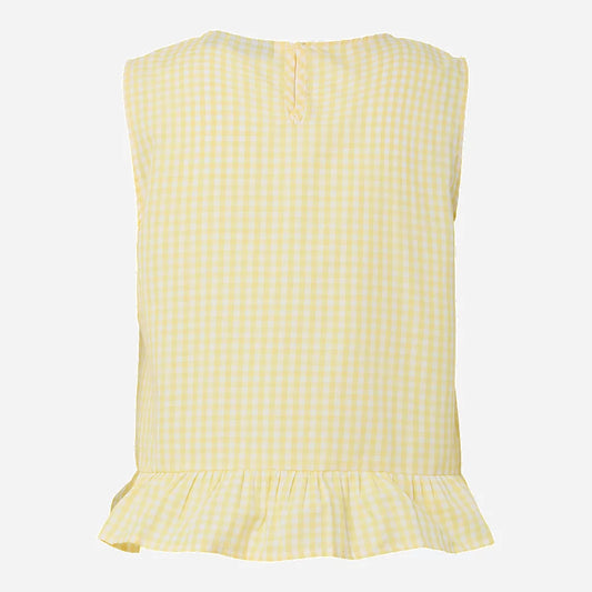 Haut BIBBY vichy jaune
