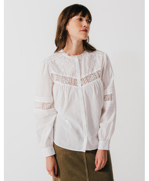 Chemise ADÈLE blanche