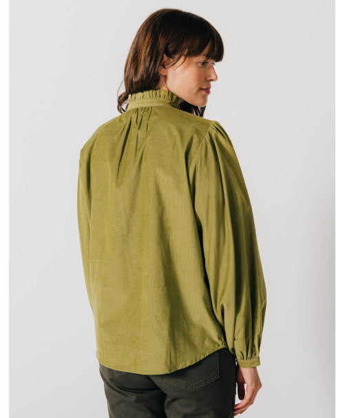 Chemisier AMÉLIA velours mousse